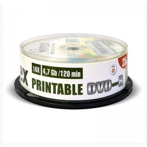 Оптический диск DVD-R Mirex 4.7Gb, cake box, 25шт. (UL130028A1M)