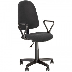 Кресло офисное Nowy Styl "Престиж" GTP (J) (CH) RU C-11, ткань черная, ПВМ, пластик черный (WOP04GQOR00X00CCCC011ZS66)