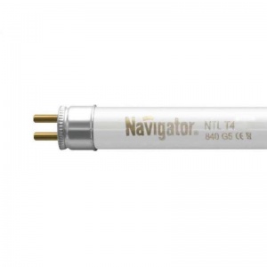 Лампа люминесцентная Navigator NTL-T4-20-840 (20Вт, G5 T4) нейтральный белый, 1шт.