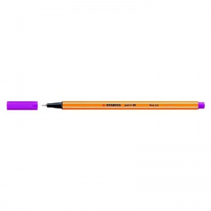 Ручка капиллярная Stabilo Point 88 (0.4мм) фиолетовая, 10шт. (88/55)