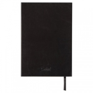 Ежедневник недатированный А5 Galant Black (160 листов) обложка кожзам, черная под гладкую кожу, магнитный клапан (126272), 30шт.