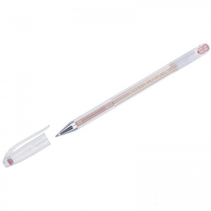 Ручка гелевая Crown Hi-Jell Metallic (0.5мм, оранжевый металлик) 1шт. (HJR-500GSM)