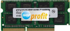 Модуль памяти SO-DIMM 8Gb Crucial CT102464BF160B, DDR3, 1600MHz, Retail (CT102464BF160B)