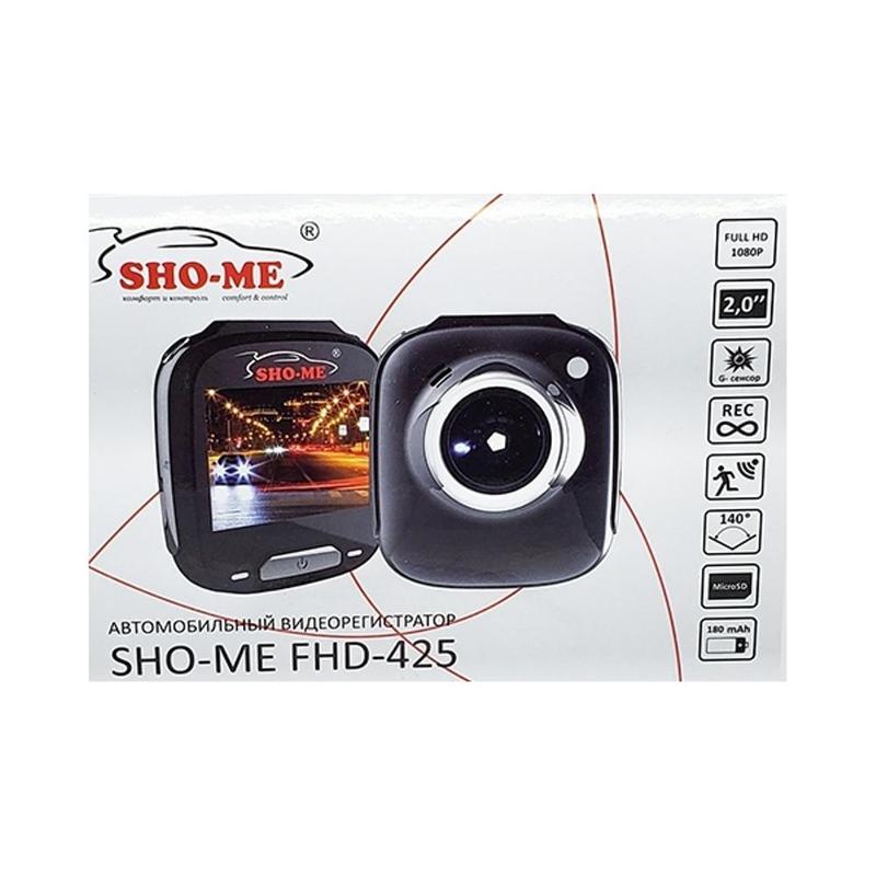 Автомобильный видеорегистратор Sho-Me FHD-425, черный