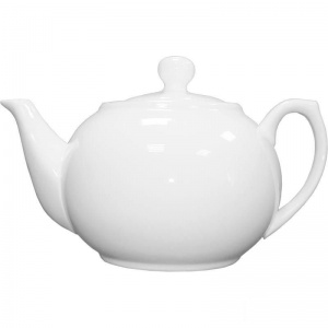 Чайник заварочный фарфоровый KunstWerk, белый, 400мл