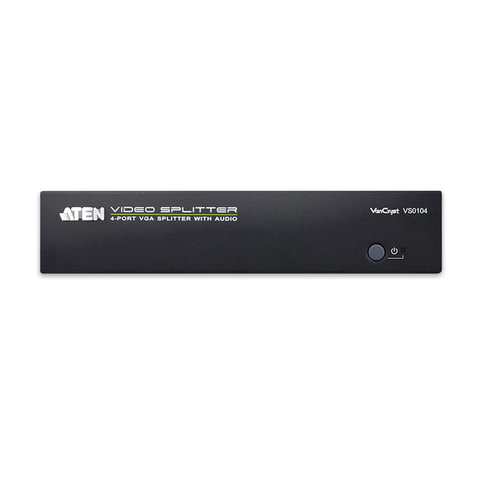 Разветвитель SVGA Aten, 4-портовый, для цифрового аудио/видео, каскадируемый (VS0104)
