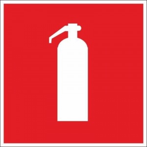 Знак пожарной безопасности ГАСЗНАК F04 Огнетушитель (пластик ПВХ, 200х200мм, фотолюмин.) 1шт.