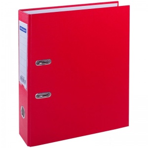 Папка с арочным механизмом OfficeSpace (70мм, А4, картон/бумвинил) красная (AFbv70-3-731 / 2521019), 20шт.