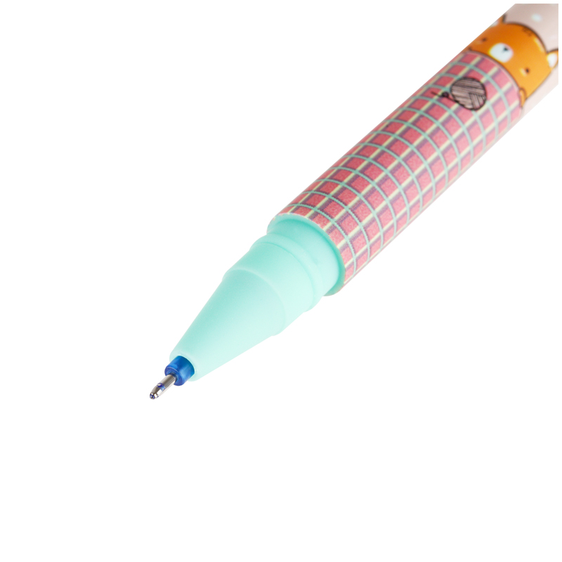 Ручка гелевая стираемая MESHU &quot;Beary Beary&quot;, (0.5мм, синяя, софт-тач) 36шт. (MS_54094)