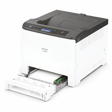 Принтер лазерный ЦВЕТНОЙ RICOH P C300W, А4, 25 стр/мин, ДУПЛЕКС, Wi-Fi, NFC, сетевая карта, (408333)