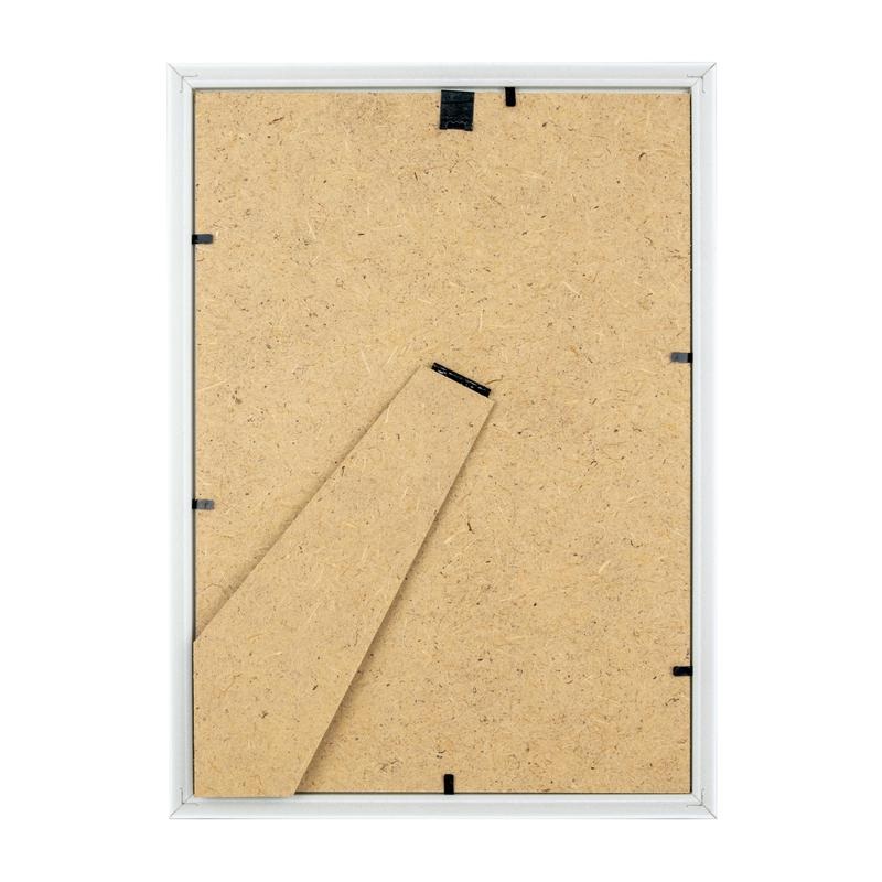 Рамка для фотографий Мирам (А4, 210х297мм, пластик 14мм) белая, 1шт.