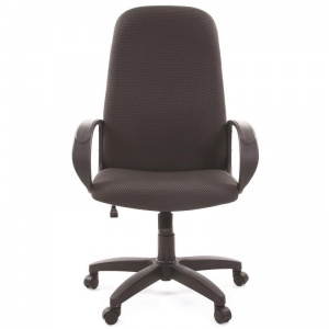 Кресло руководителя Chairman 279, ткань черно-серая, пластик
