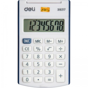 Калькулятор карманный Deli 39217 (8-разрядный) синий