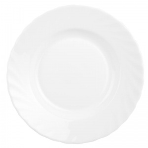 Тарелка суповая Luminarc "Трианон" 225мм, стеклянная, белая, 1шт.