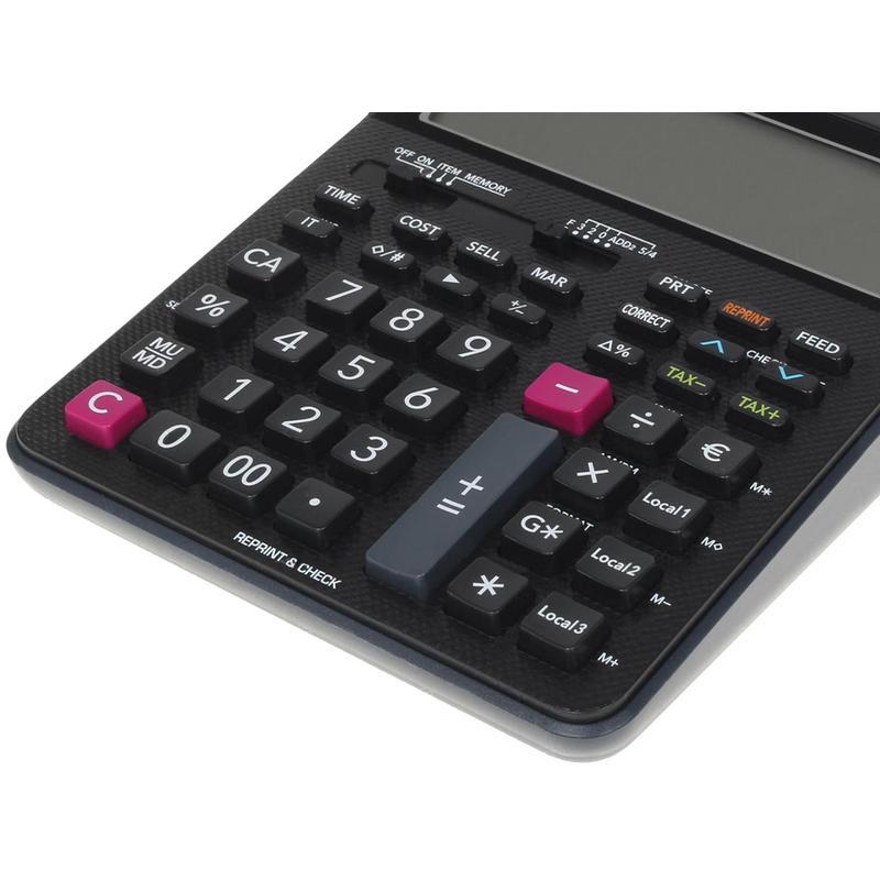 Калькулятор с печатающим устройством Casio HR-150RCE (12 разряд.) черный (HR-150RCE)