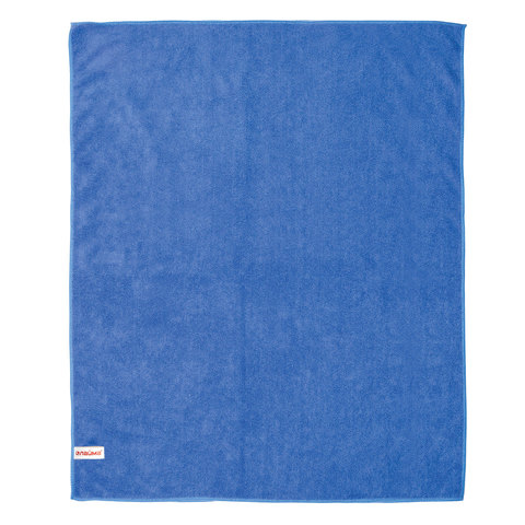 Тряпка для мытья пола Лайма Стандарт, 70х80см, микрофибра синяя (601250)