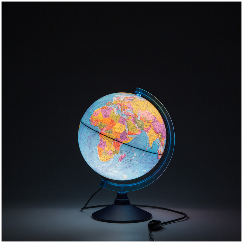 Глобус политический Globen d=250мм, интерактивный, с подсветкой + очки виртуальной реальности (INT12500304)