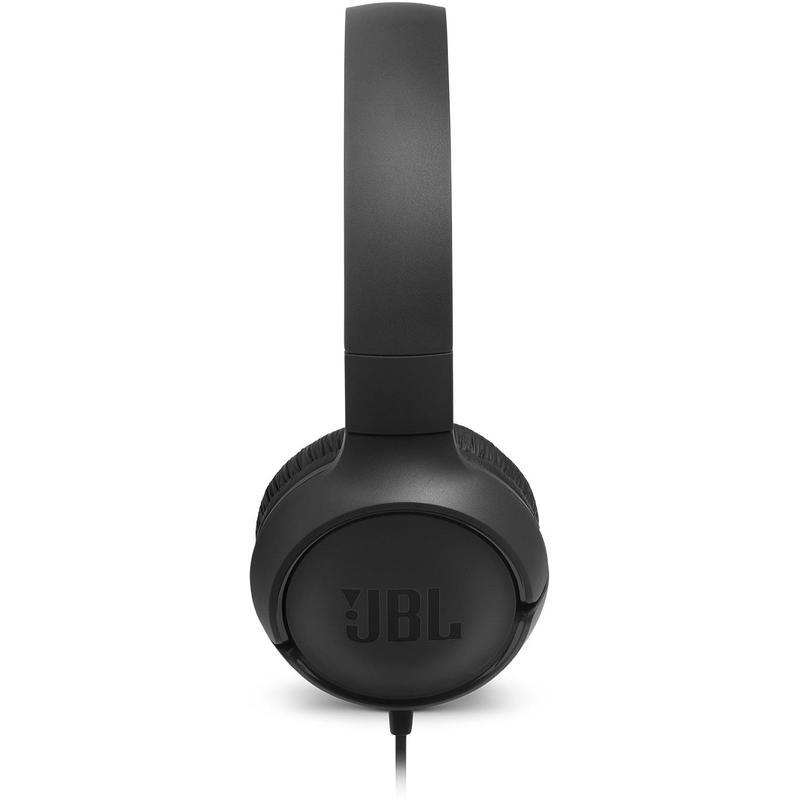 Наушники полноразмерные JBL JBLT500BLK, проводные, черный
