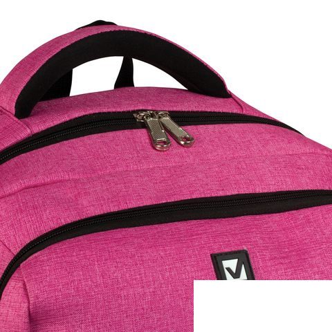 Рюкзак дорожный Brauberg &quot;Омега&quot;, водоотталк.ткань, розовый, 32л., 490x350x180мм (226343)