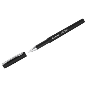 Ручка гелевая Berlingo Silk touch (0.3мм, черный) 1шт. (CGp_05121)