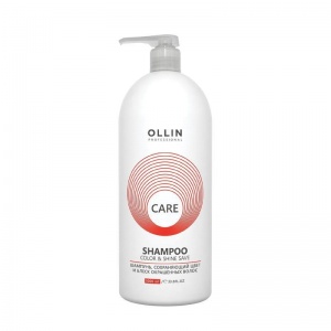 Шампунь Ollin Care сохраняющий цвет и блеск окрашенных волос 1000мл