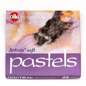 Пастель сухая 48 цветов Olki Soft "Портрет", прямоугольная (0045)
