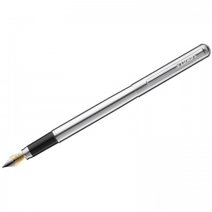 Ручка перьевая Luxor "Cosmic" синяя, 0,8мм, корпус хром (8145)