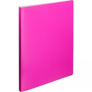 Папка-скоросшиватель с пружинным механизмом Attache Neon (А4, 0.5мм, до 120л., пластик) розовая, 30шт.