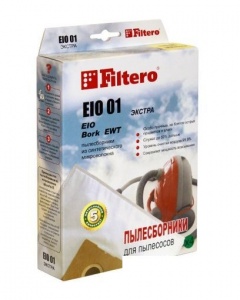 Пылесборники Filtero EIO 01 Экстра, пятислойные, 4шт., для пылесосов разных фирм (EIO 01 Экстра)