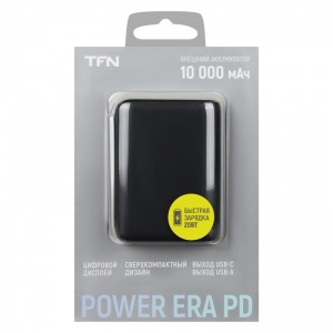 Внешний аккумулятор TFN Power Era PD (10000 мАч) черный (TFN-PB-253-BK)