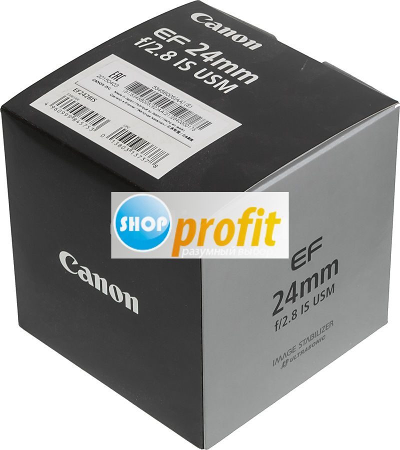 Объектив Canon EF 24mm f/2.8 IS USM, байонет Canon EF, черный (5345B005)