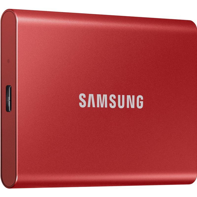Внешний жесткий диск Samsung T7 Touсh, 2Тб, красный (MU-PC2T0R/WW)