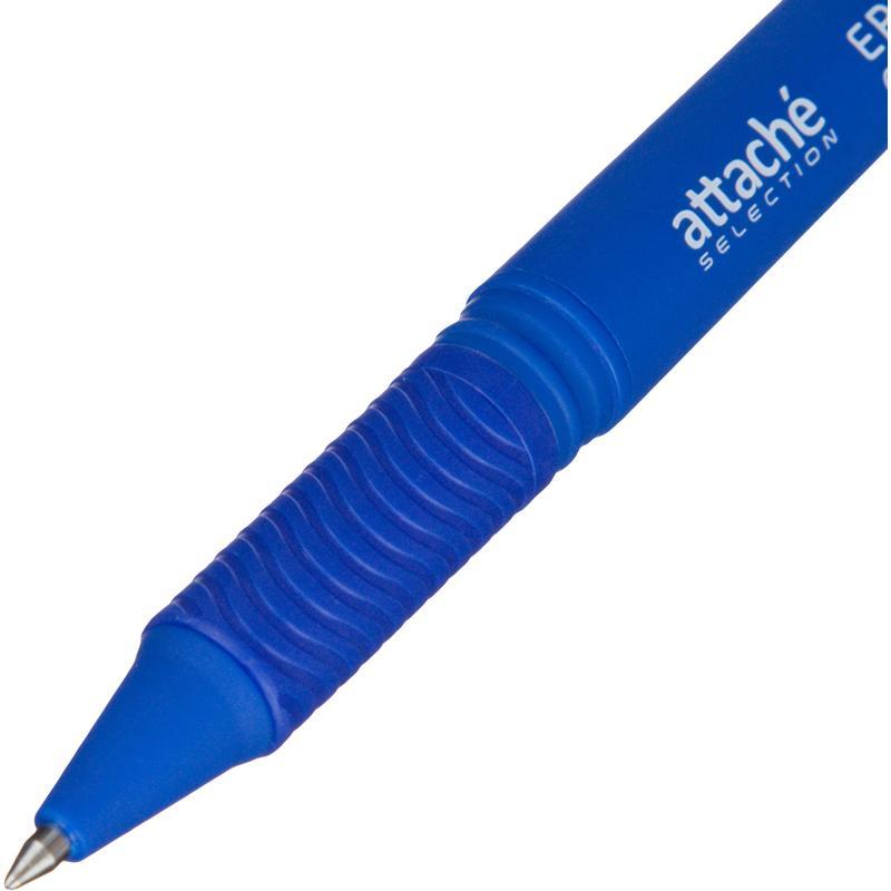 Ручка гелевая стираемая Attache Selection (0.5мм, синяя) 1шт.
