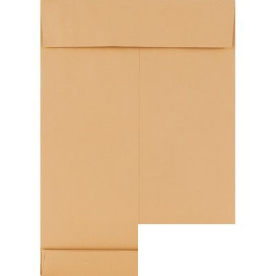 Пакет почтовый E4 Bong Gusset (280x400x40, 140г, стрип с расширением) крафт, 100шт.