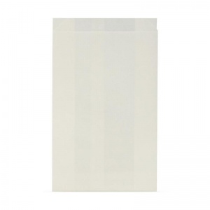 Крафт-пакет бумажный жиростойкий белый, 25х14см, с принтом, 2500шт.
