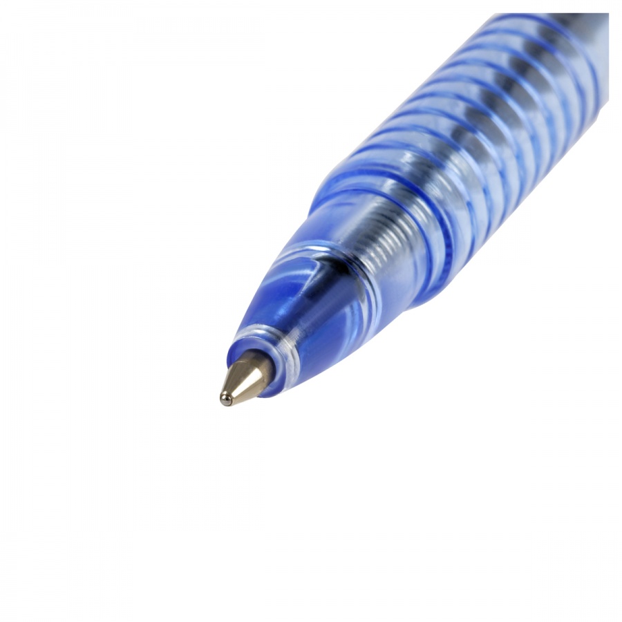 Ручка шариковая автоматическая Стамм &quot;500&quot; (0.7мм, синий цвет чернил, тонированный корпус) 50шт. (РША-30412)