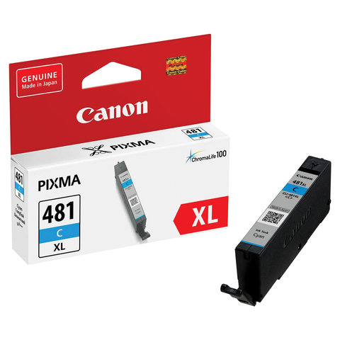Картридж оригинальный Canon CLI-481XLC (500 страниц) голубой (2044C001)