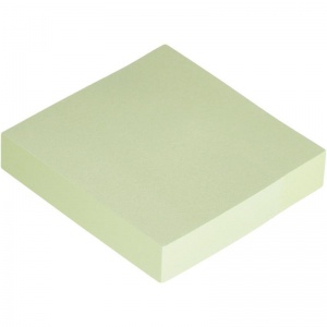 Клейкие закладки бумажные Attache Economy, зеленый по 100л., 51х51мм, 12 уп.