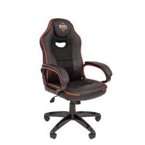 Кресло игровое Easy Chair 688 TPU, экокожа/ткань черное, экокожа/ткань, пластик