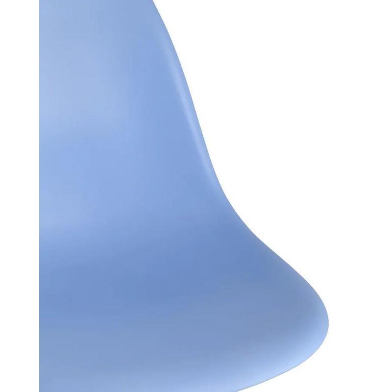 Стул для столовых Eames, пластик голубой
