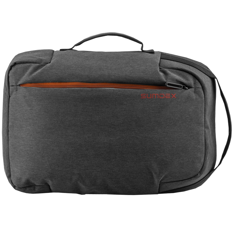 Рюкзак для ноутбука 15.6&quot;-16&quot; Sumdex PON-268GB, полиэстер, серый, 400x300x100мм (PON-268GB)