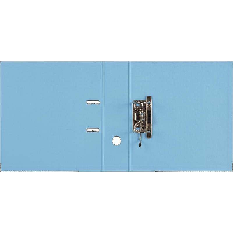 Папка с арочным механизмом Attache Bright colours (80мм, А4, картон/бумвинил) голубая