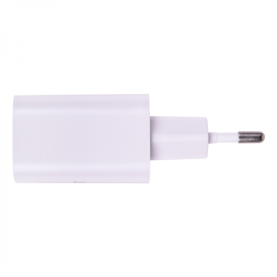 Сетевое зарядное устройство Sonnen, ток 3А, USB+Type-C, быстрая зарядка, белый, 80шт. (455505)