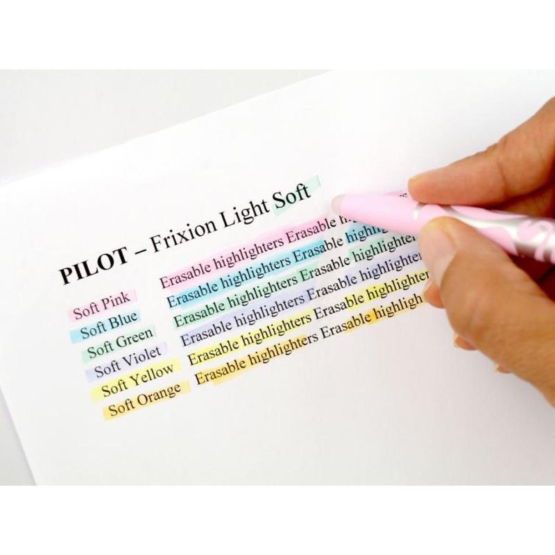 Маркер-текстовыделитель стираемый Pilot Frixion Light Soft (1-3мм, розовый)