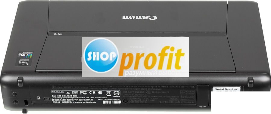 Принтер струйный Canon Pixma iP110, черный, USB/Wi-Fi + батарея (9596B029)