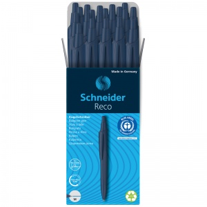Ручка шариковая автоматическая Schneider Reco (0.5мм, синий цвет чернил) 20шт. (131813)
