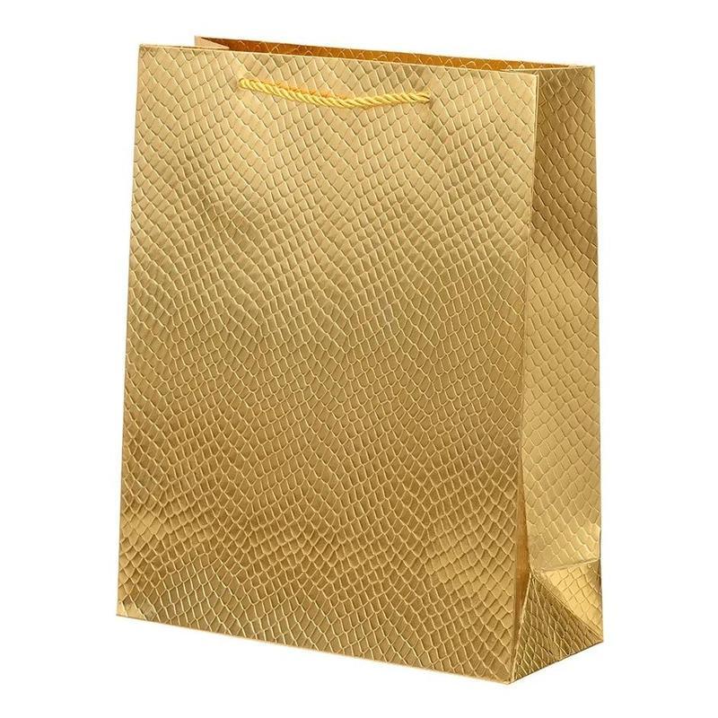 Пакет подарочный бумажный Питон, 19.5x8x23.5см