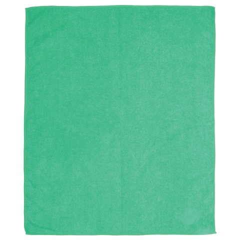 Тряпка для мытья пола Лайма Стандарт, 50х60см, микрофибра зеленая (601251)