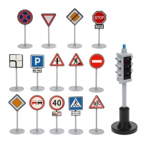 Игра обучающая "Светофор с дорожными знаками"