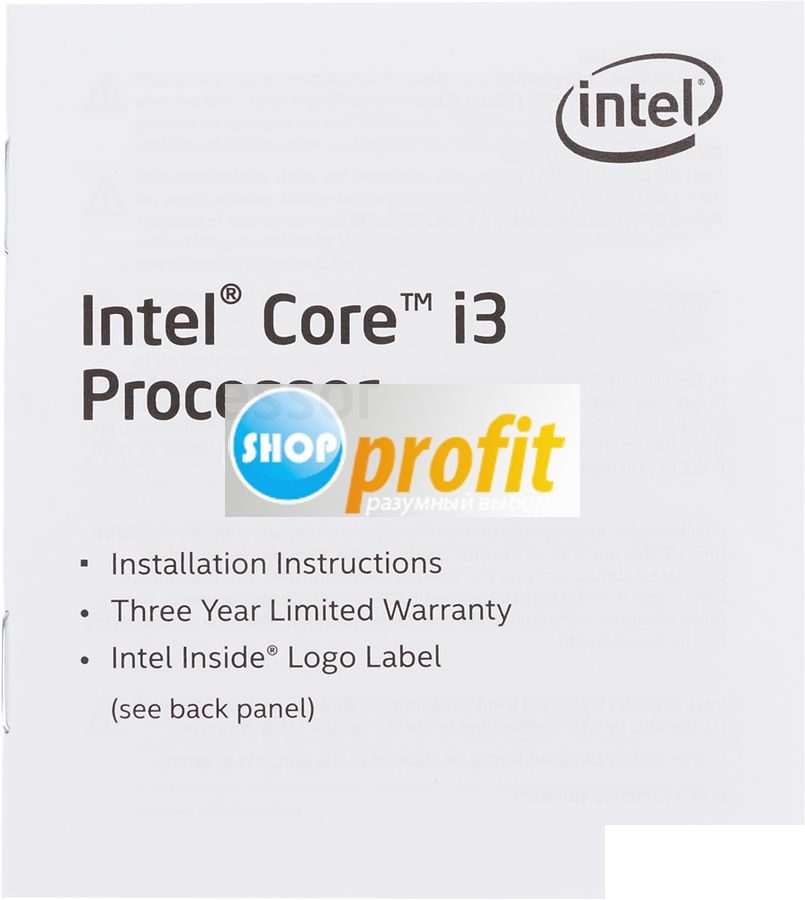 Процессор Intel Core i3 6100, LGA 1151, BOX (BX80662I36100 S R2HG)